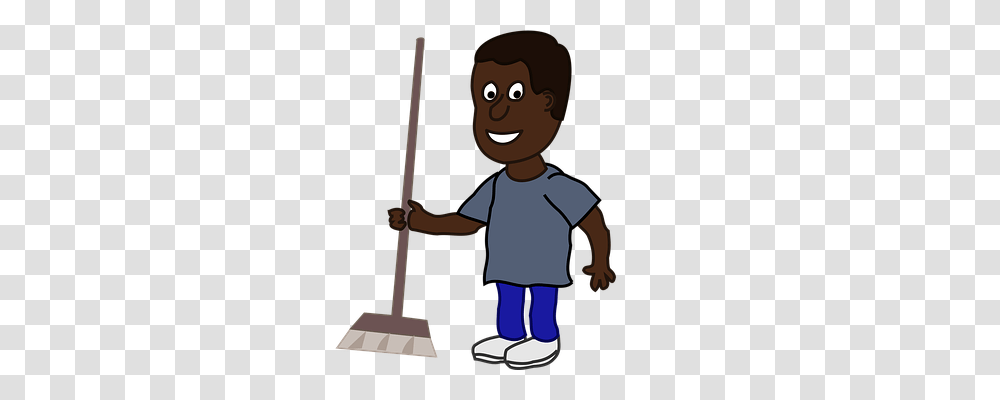 Africa Person, Human, Broom, Cleaning Transparent Png