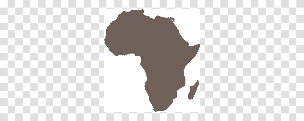 Africa Silhouette, Person, Human, Stencil Transparent Png