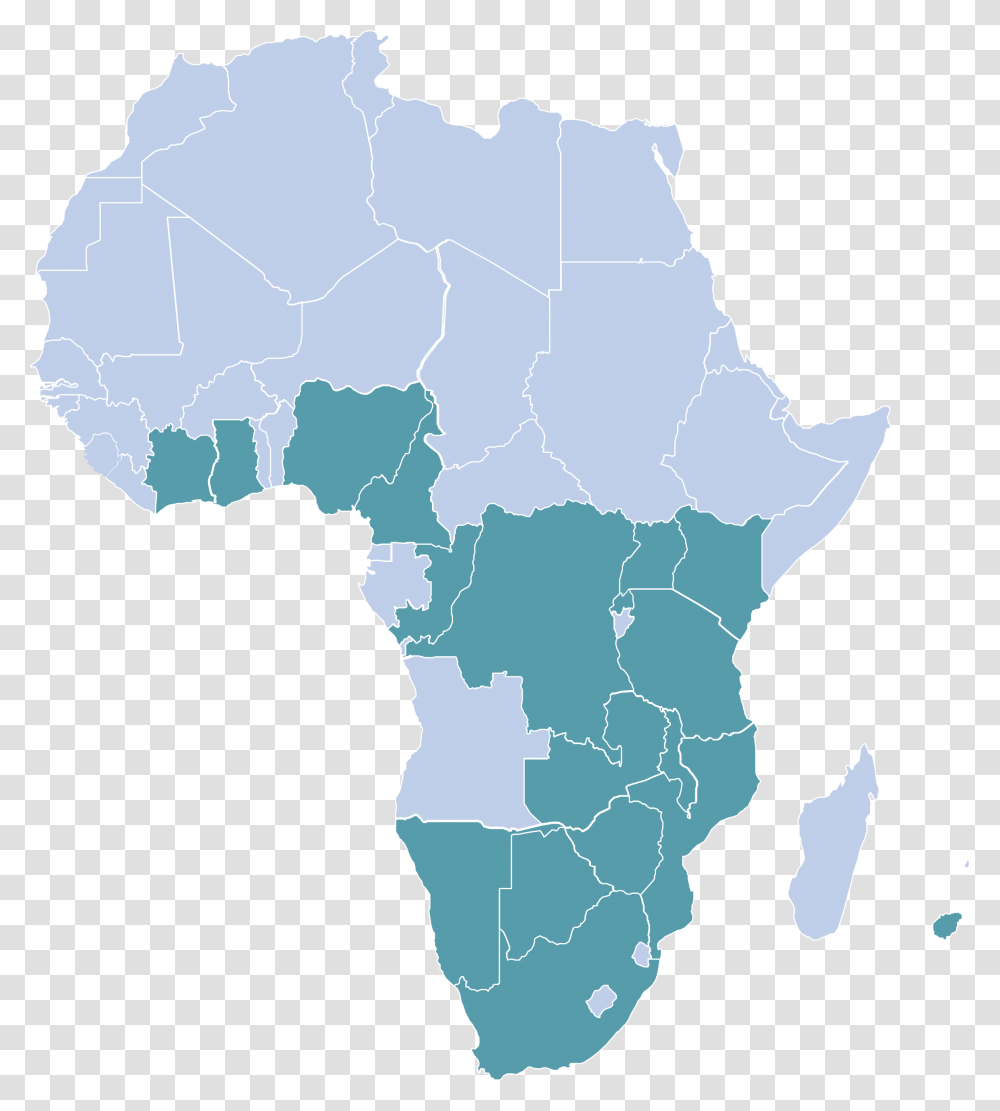 Africa African Fish Eagle Map, Diagram, Plot, Atlas Transparent Png