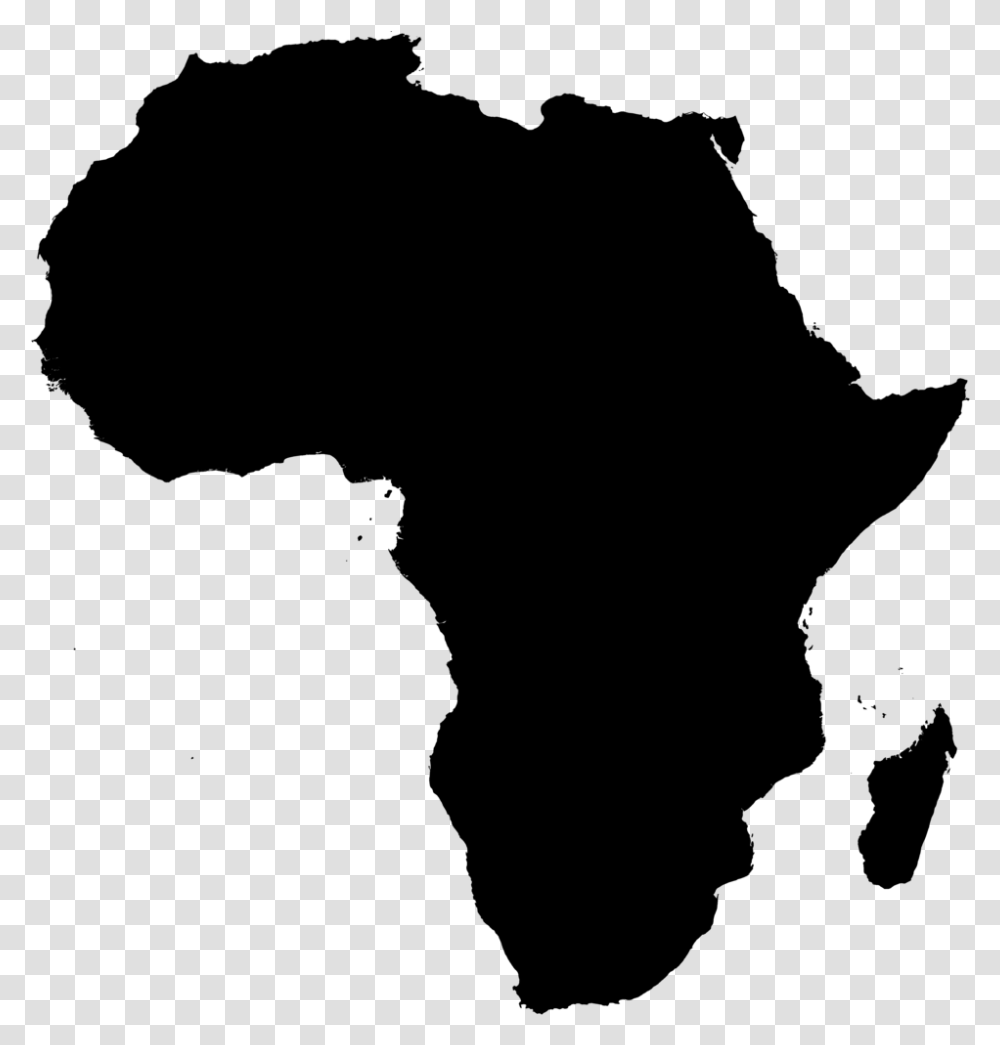 Africa African Map, Gray, World Of Warcraft Transparent Png