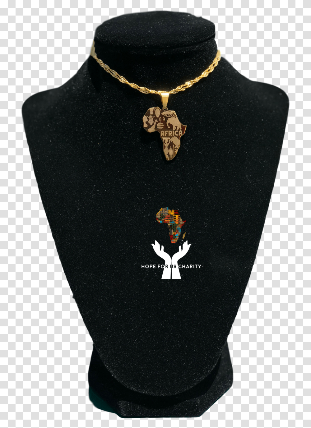 Africa Animals Gold Clipped Rev, Pendant, Person, Human Transparent Png