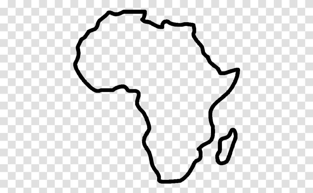 Africa Blank Map Clip Art, Gray, World Of Warcraft Transparent Png