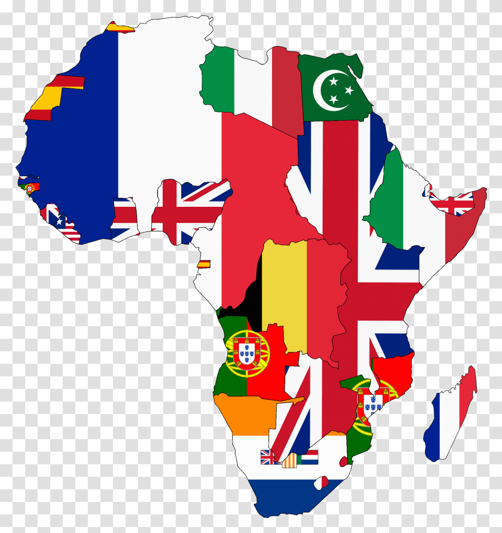 Africa Clipart Imperialism Scramble For Africa Flags, Poster, Advertisement, Flyer Transparent Png