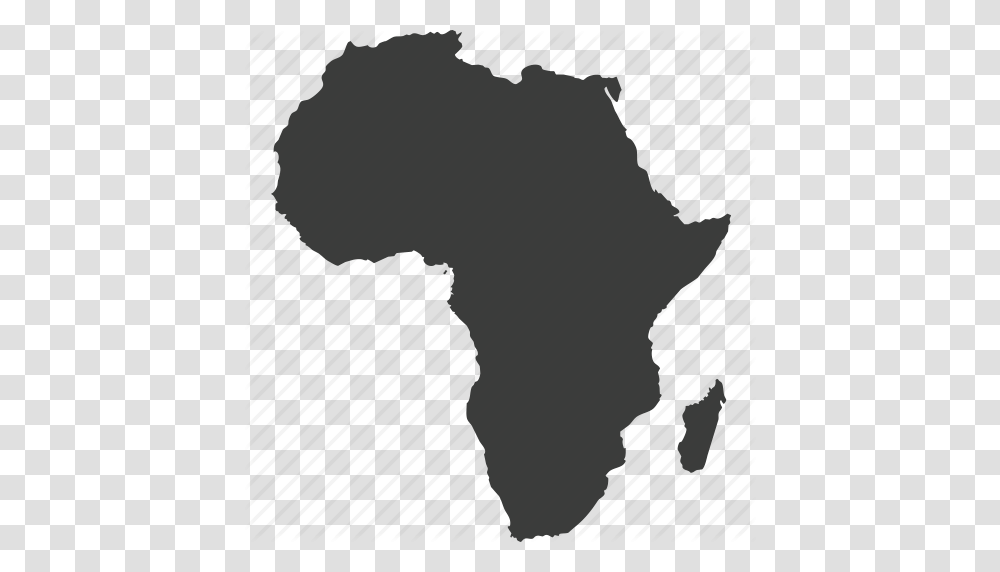 Africa Continent Continents Countries Country Location Map Icon, Silhouette, Outdoors, Mountain, Nature Transparent Png