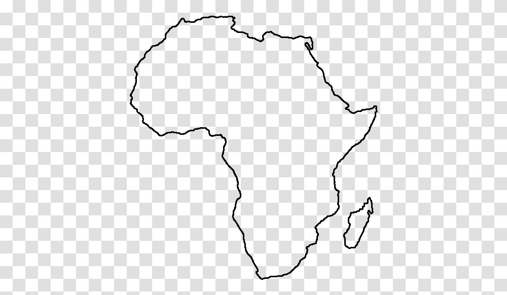 Africa Day Outline, Gray, World Of Warcraft Transparent Png