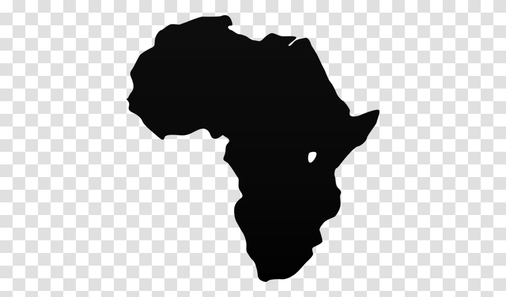 Africa Is Way Bigger Than You Think, Silhouette, Stencil, Cupid Transparent Png