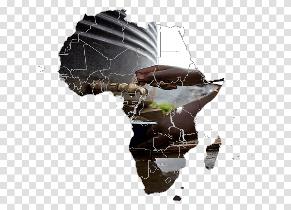 Africa Map Grey, Diagram, Atlas, Plot Transparent Png