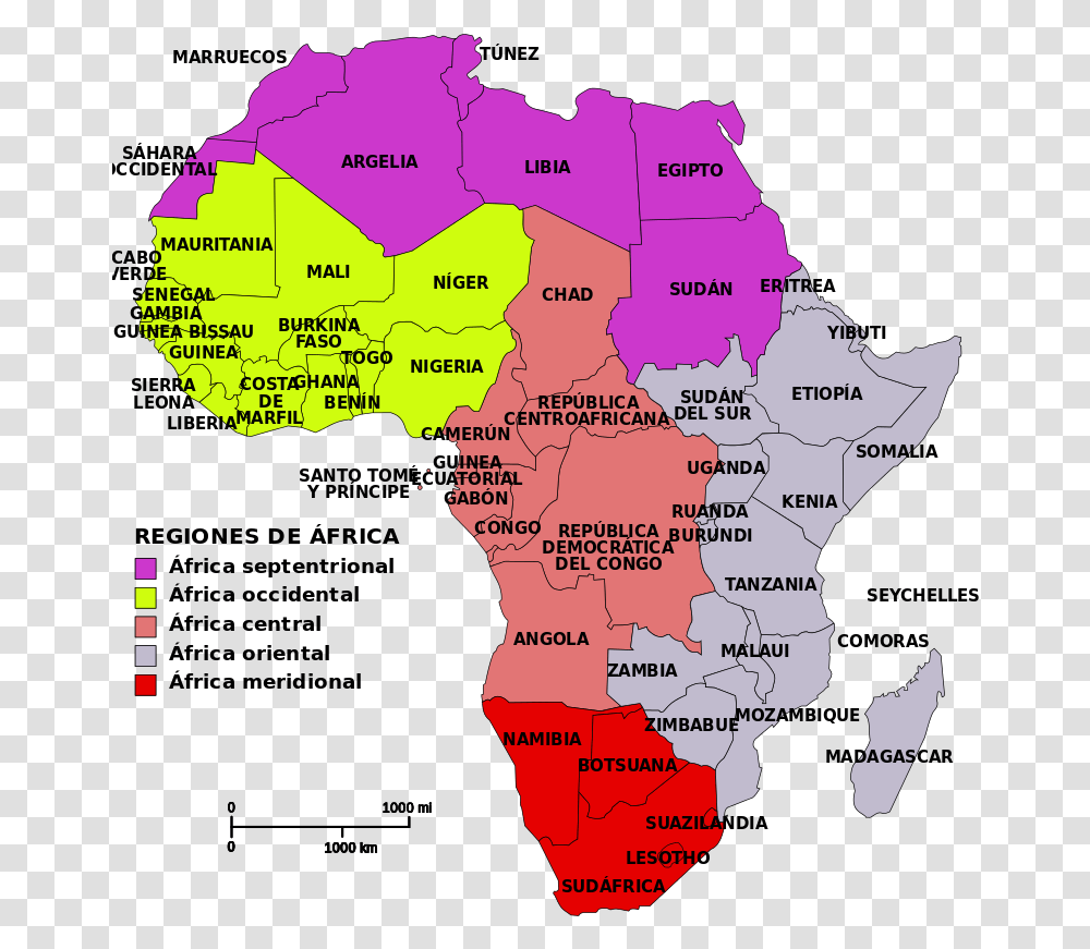 Africa Map Regions Es Colonize Countries In Africa, Diagram, Plot, Atlas, Poster Transparent Png