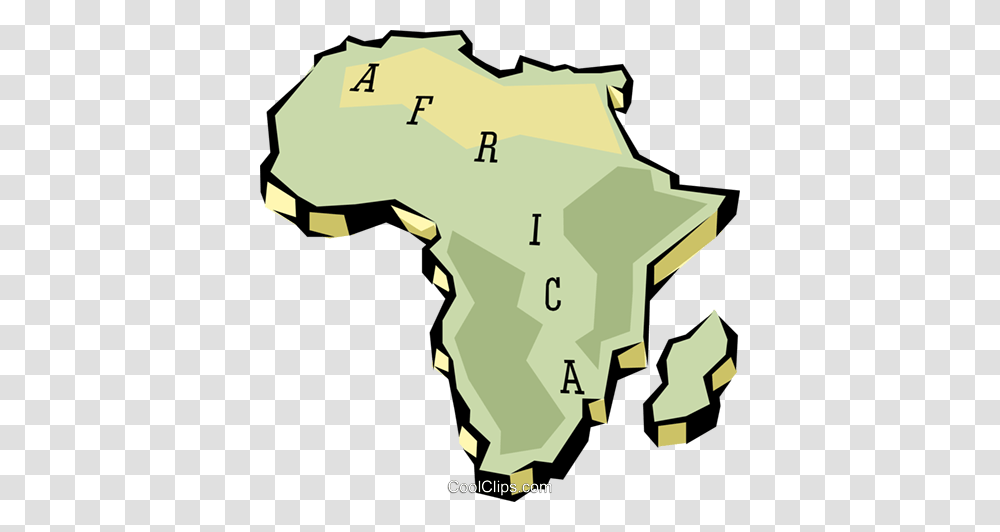 Africa Royalty Free Vector Clip Art Illustration, Map, Diagram, Atlas, Plot Transparent Png