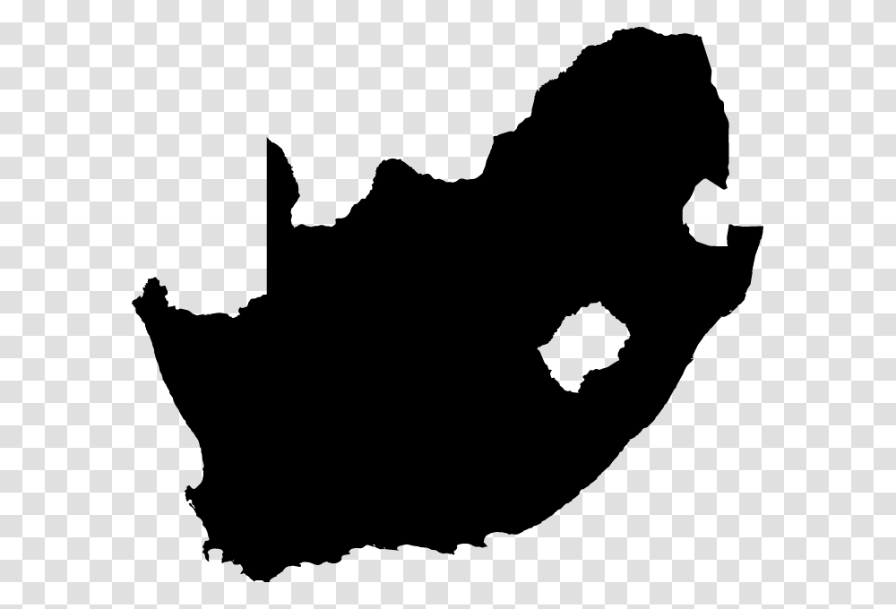 Africa South Africa Map, Word, Logo Transparent Png
