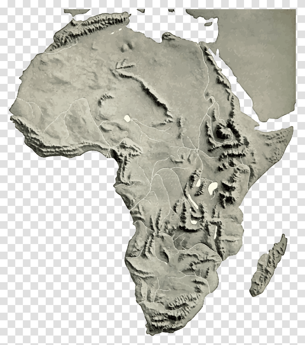 Africa Terrain Map, Nature, Plot, Outdoors, Soil Transparent Png