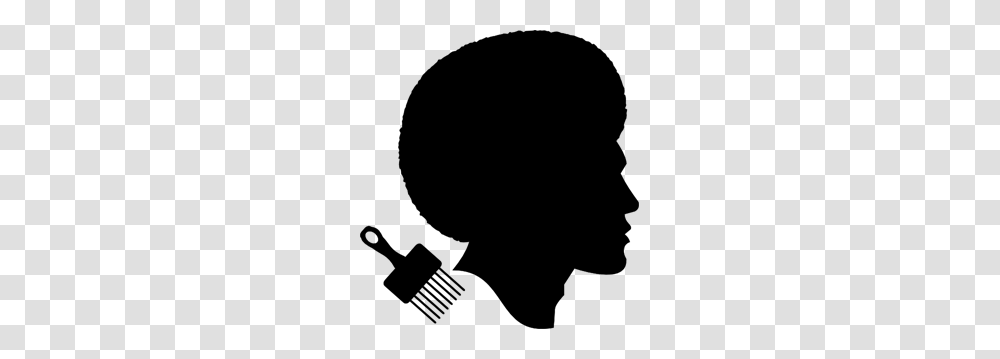 African American Afro Male Profile Clip Arts For Web, Gray, World Of Warcraft Transparent Png