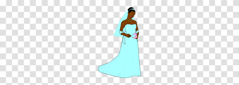 African American Bride Clip Art, Dress, Female, Woman Transparent Png