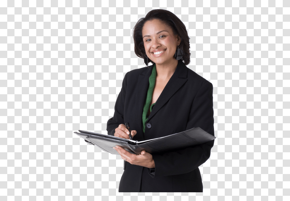African American Business Woman, Person, Female, Suit Transparent Png