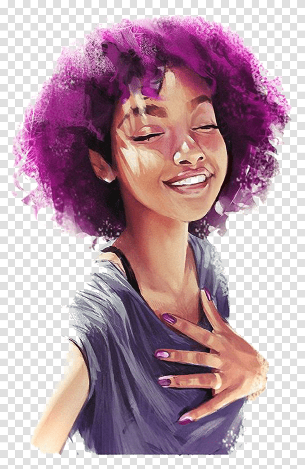 African American Girl Illustration, Hair, Person, Human, Face Transparent Png