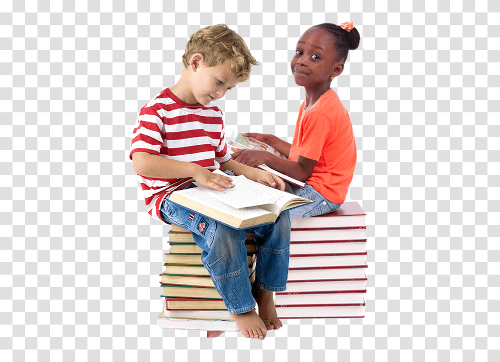 African American Girl Sitting, Person, Human, Reading, Nurse Transparent Png