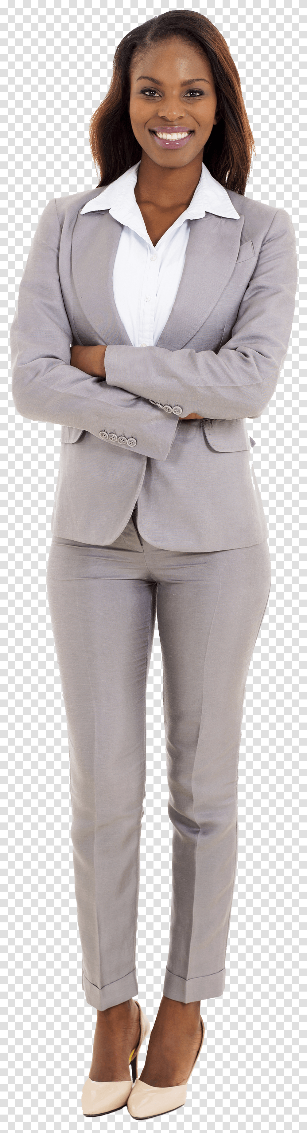 African American Woman In Suit, Overcoat, Female, Person Transparent Png