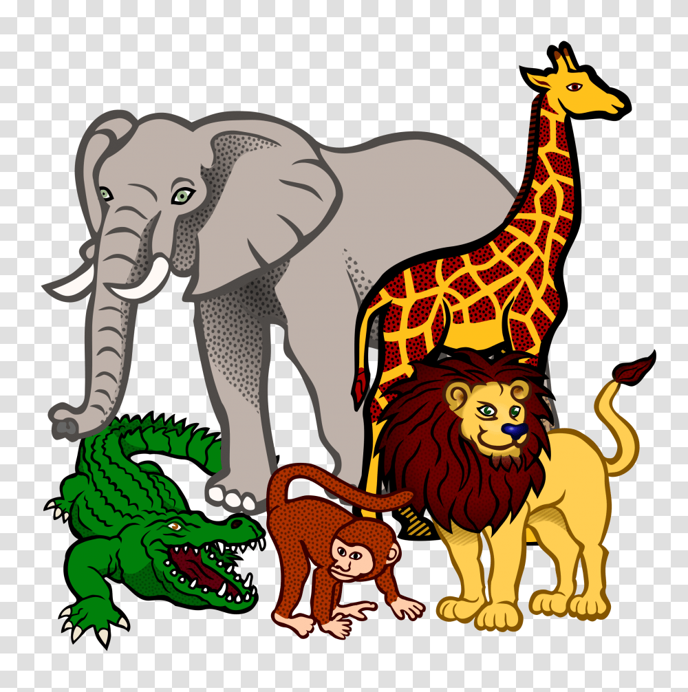African Animals, Wildlife, Mammal, Elephant, Giraffe Transparent Png