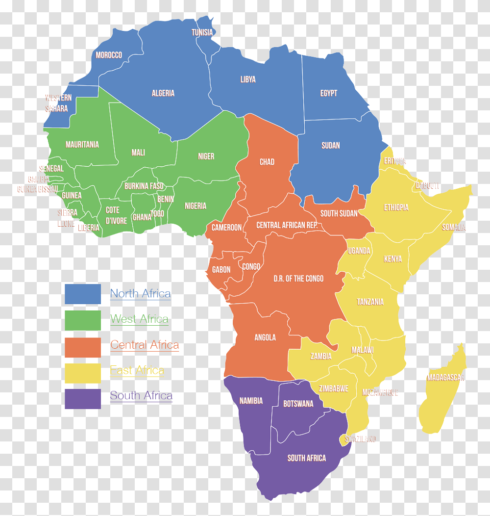 African Border Clipart Africa Map Vector, Diagram, Plot, Atlas, Poster Transparent Png
