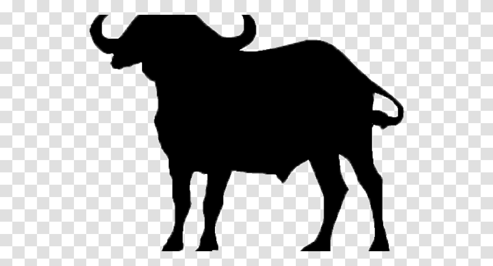 African Buffalo Clipart Clip Art, Silhouette, Mammal, Animal, Person Transparent Png
