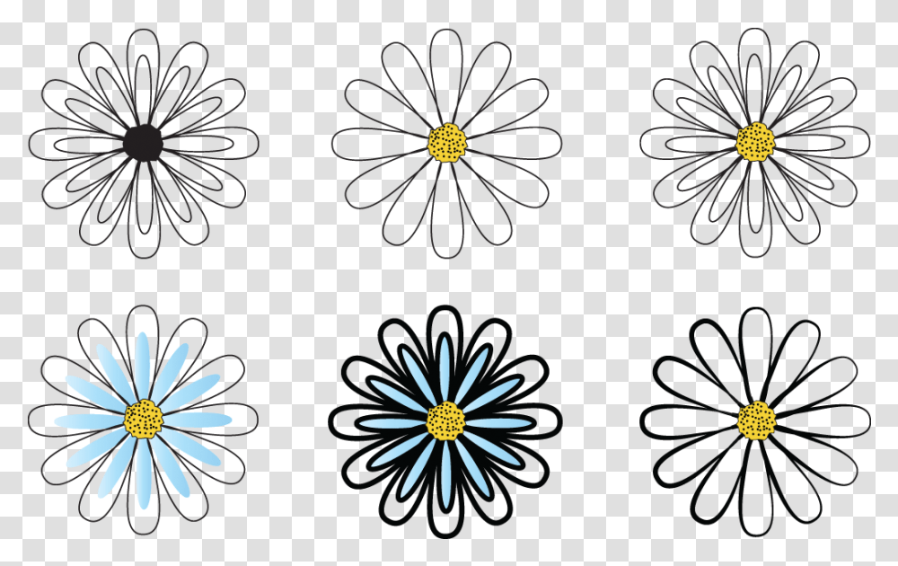 African Daisy, Pattern, Floral Design Transparent Png