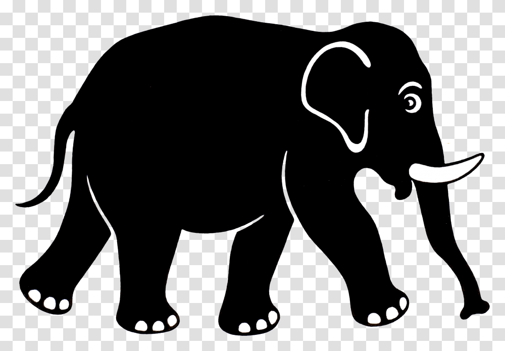 African Elephant Borneo Elephant White Elephant Clip Black Elephant, Stencil, Mammal, Animal, Wildlife Transparent Png