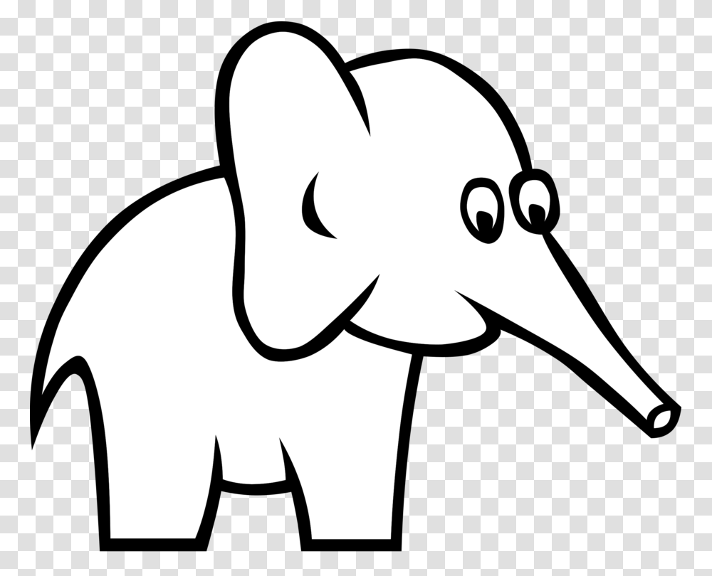 African Elephant Elephantidae Drawing Coloring Book Animal Free, Mammal, Wildlife Transparent Png