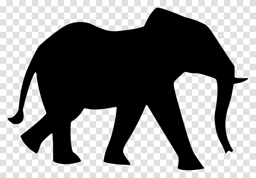 African Elephant Silhouette Clip Art Elephant Silhouette, Gray, World Of Warcraft Transparent Png