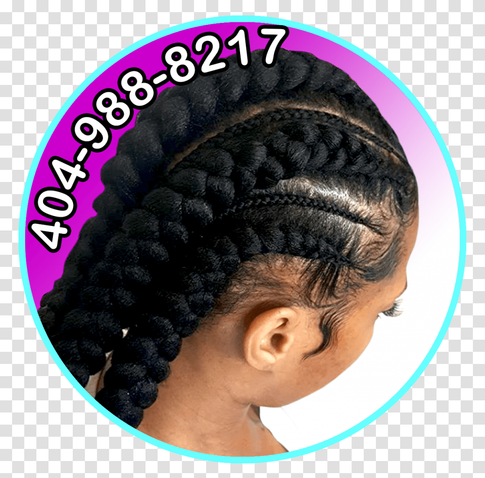African Hair Braiding And Weaving Decatur African Hair Braiding, Person, Human, Head, Black Hair Transparent Png