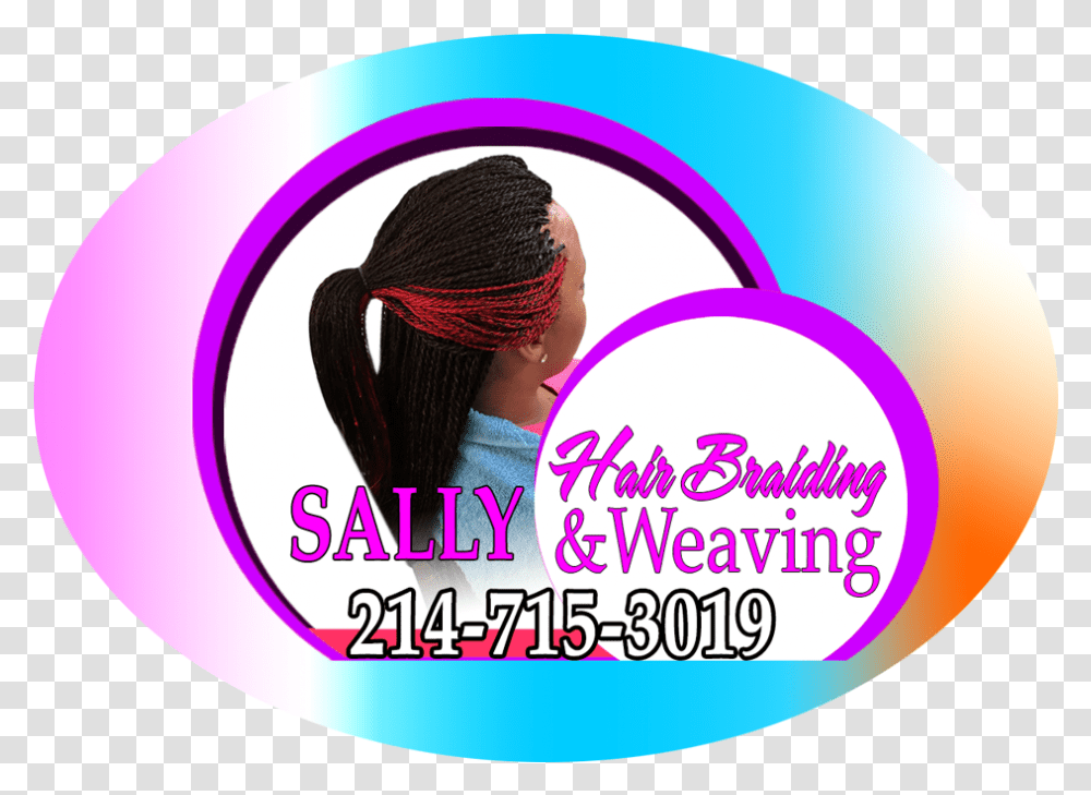 African Hair Braiding, Label, Person, Purple Transparent Png