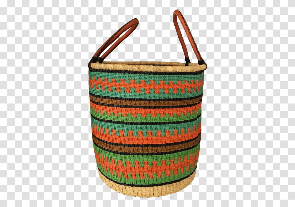 African Hand Woven Laundry Hamper Basket, Rug, Purse, Handbag, Accessories Transparent Png