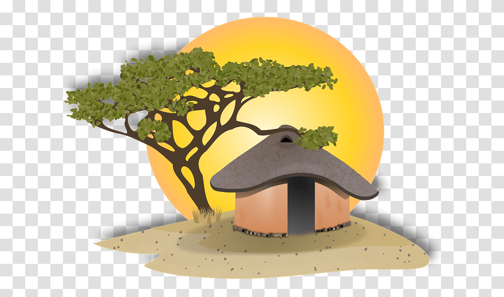 African Hut Clipart African Home Clip Art, Nature, Outdoors, Building, Countryside Transparent Png