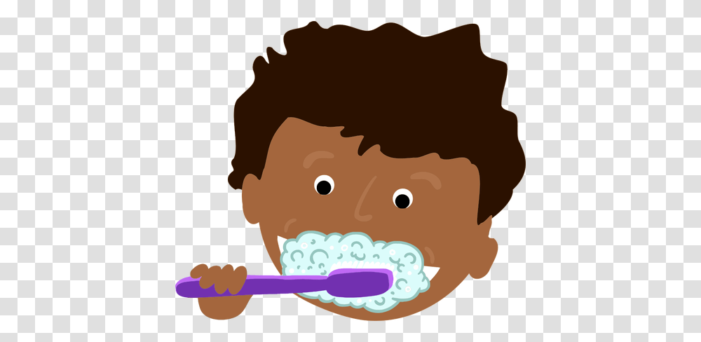 African Kid Brushing Teeth, Food, Sweets, Confectionery, Mouth Transparent Png