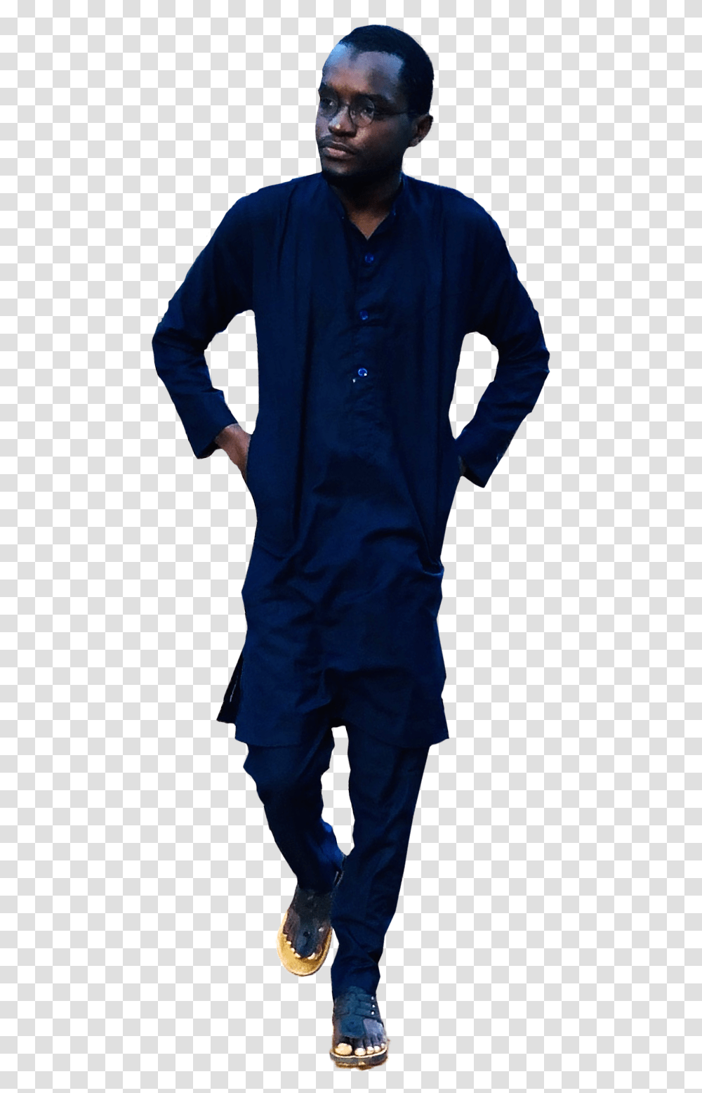 African Man Walking In Qamis Formal Wear, Sleeve, Long Sleeve, Person Transparent Png