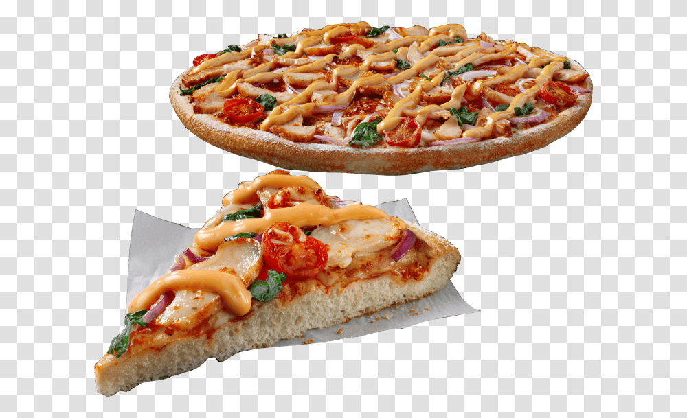 African Peri Peri Chicken Pizza, Food, Hot Dog Transparent Png