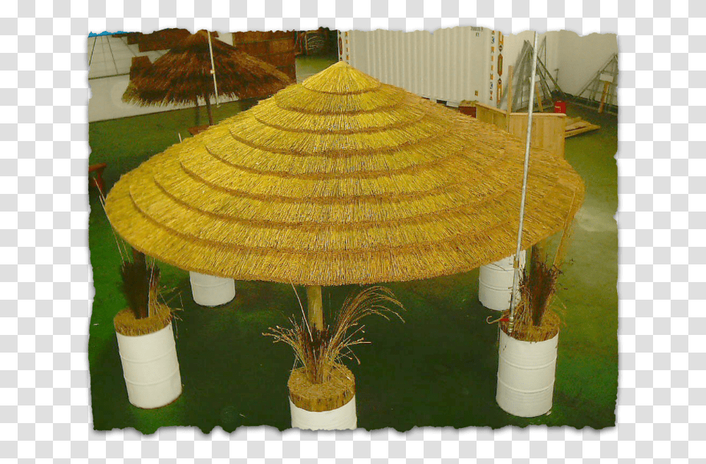 African Reed Thatch Gazebo Roof, Patio Umbrella, Lamp, Plant, Canopy Transparent Png