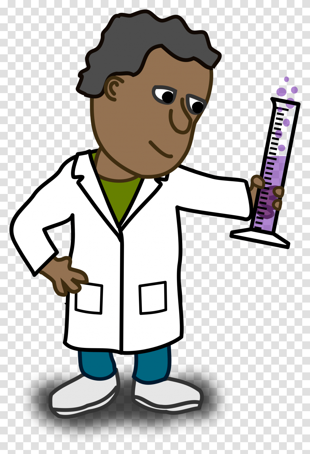 African Scientist Clip Arts Scientist, Apparel, Lab Coat, Person Transparent Png