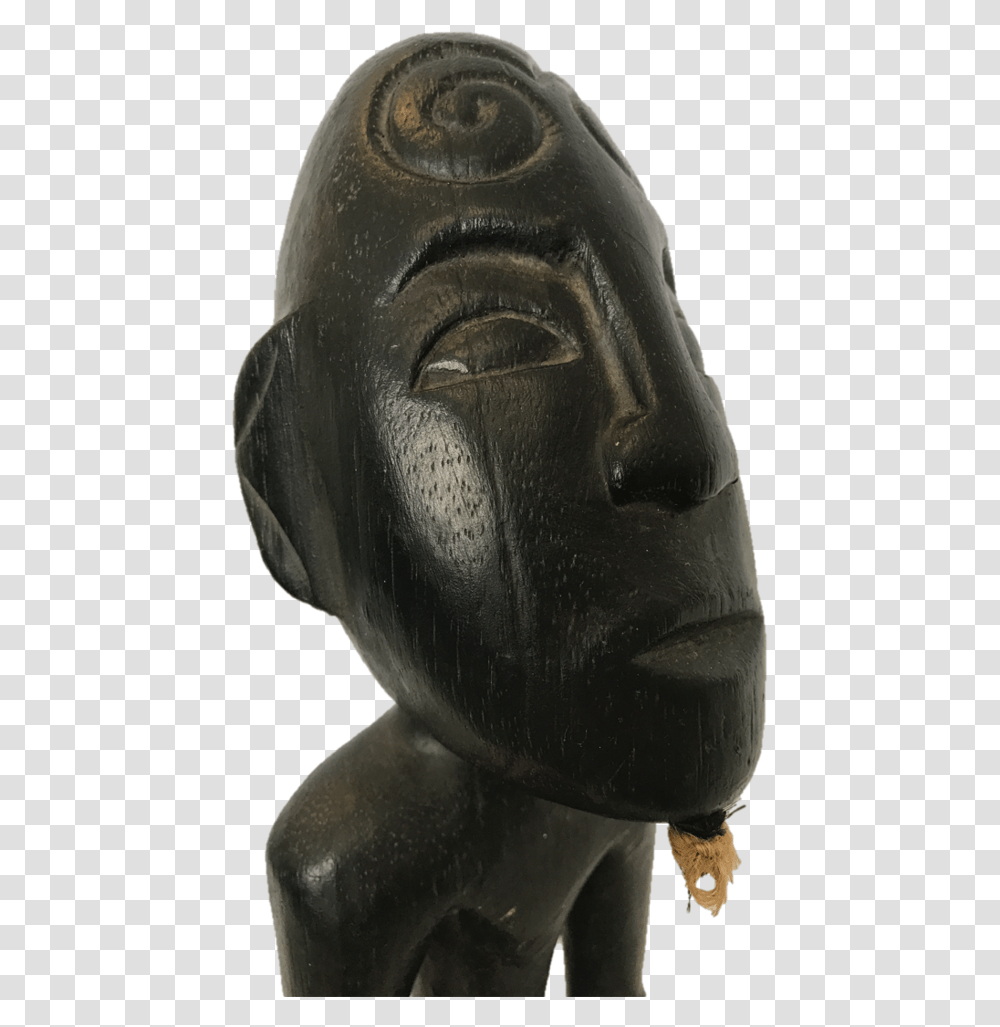 African Statue Totem With Goatee Carving, Head, Art, Worship, Buddha Transparent Png