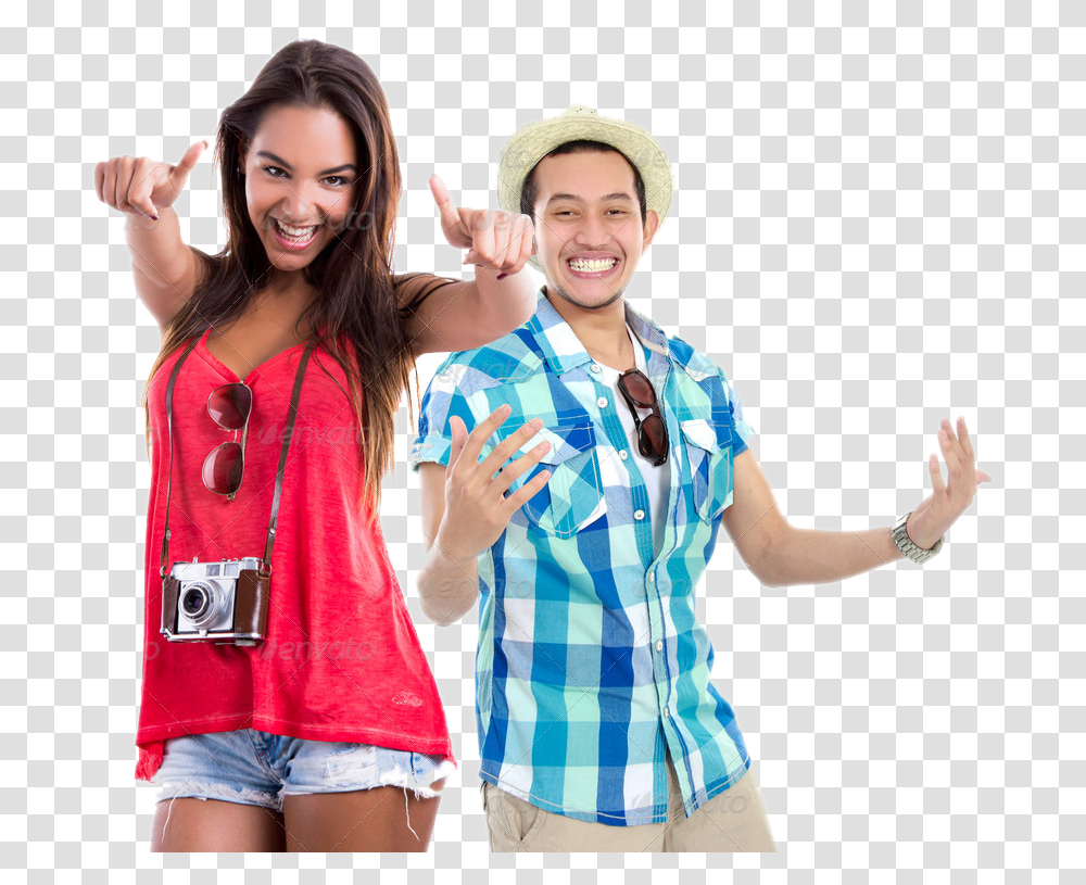African Tourism Happy Tourist, Person, Sleeve, Shorts Transparent Png