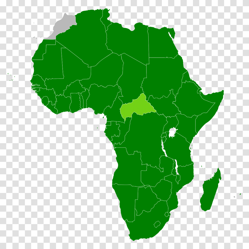 African Union Members, Map, Diagram, Atlas, Plot Transparent Png