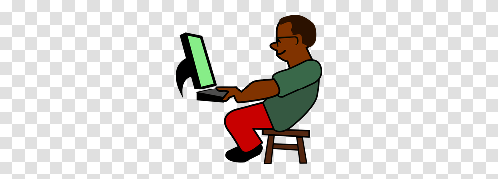 African Village Clipart, Person, Furniture, Sitting, Electronics Transparent Png
