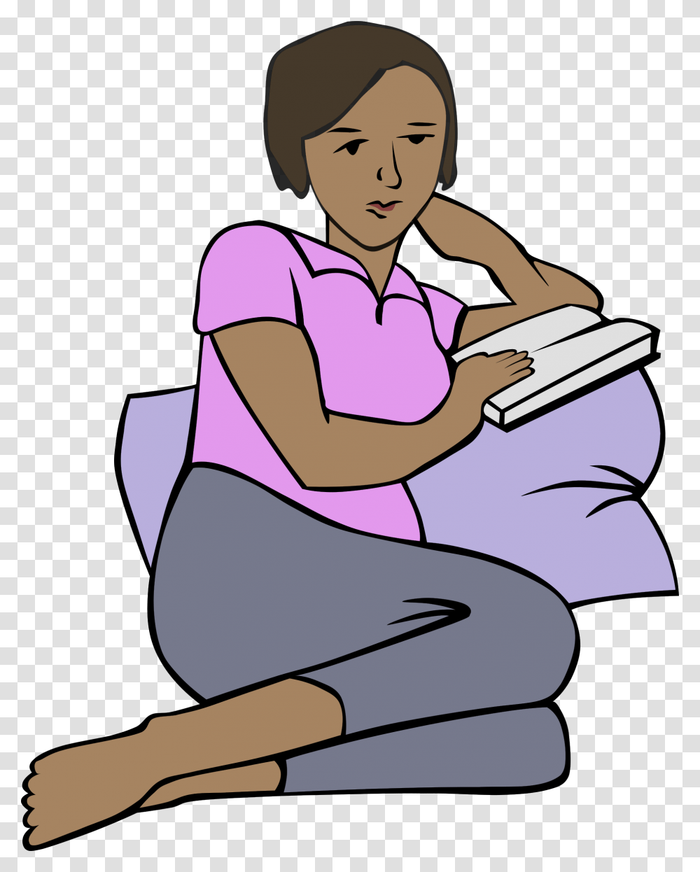 African Woman Reading Clip Arts Clipart Woman Reading, Person, Human, Female Transparent Png