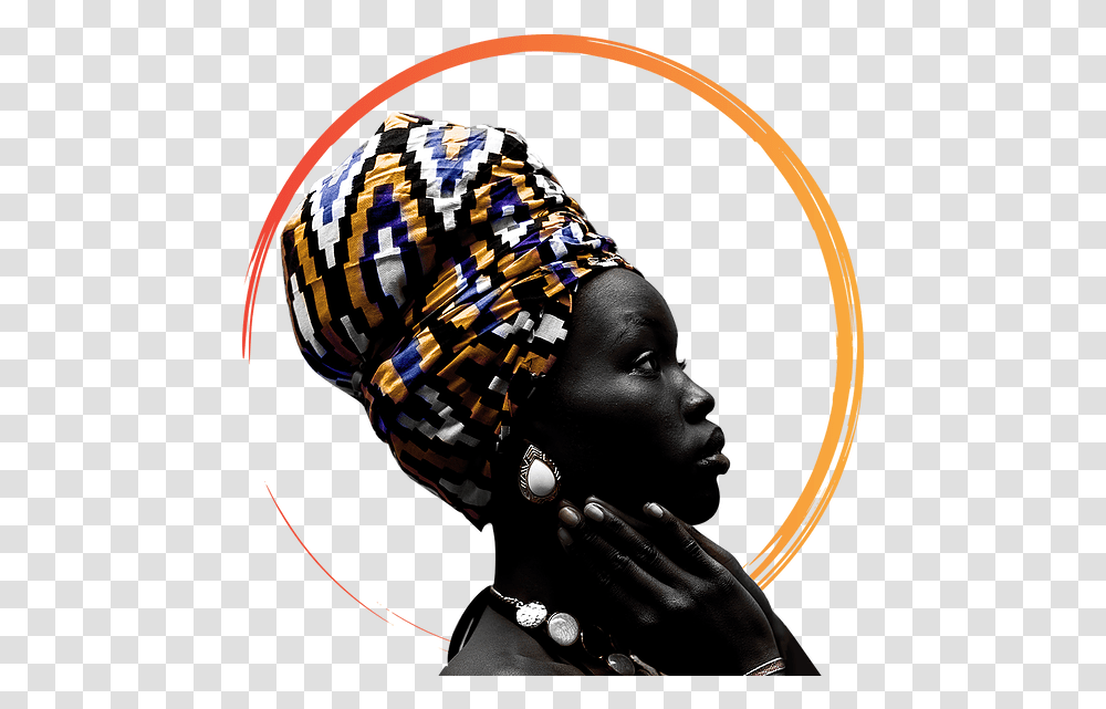 African Woman, Tribe, Person, Helmet Transparent Png