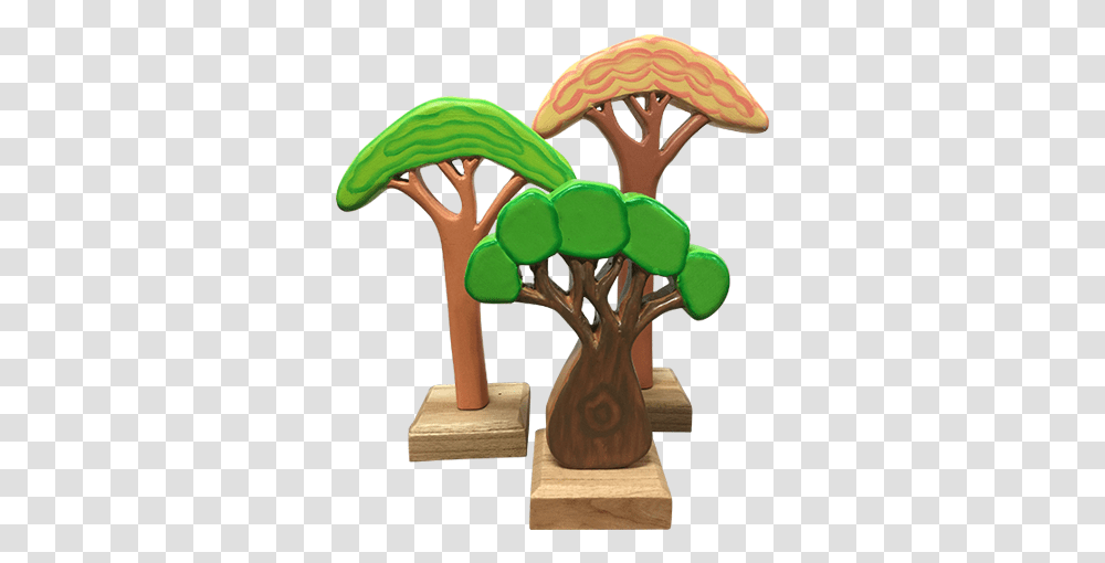 African Wooden Trees Of Three Illustration, Toy, Cutlery, Rattle, Slingshot Transparent Png