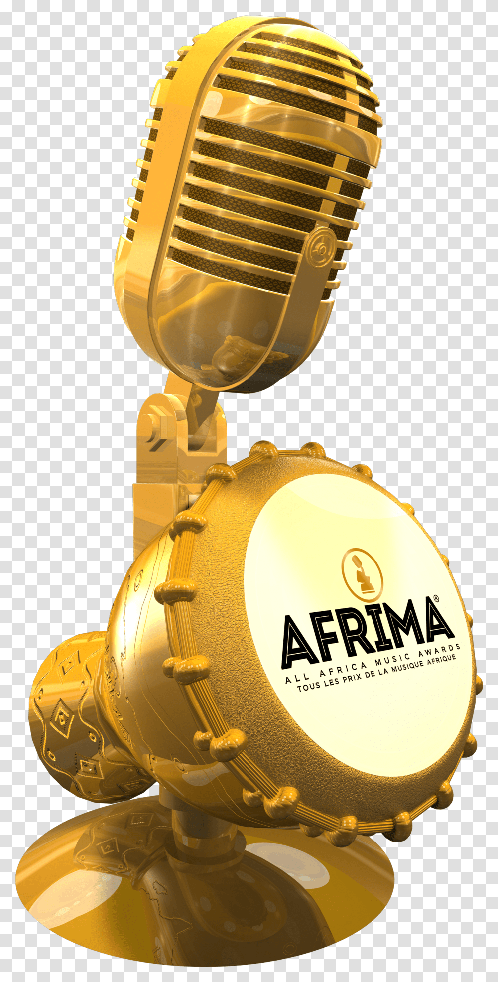 Afrima Trophy Afrima Award, Helmet, Apparel, Gold Transparent Png