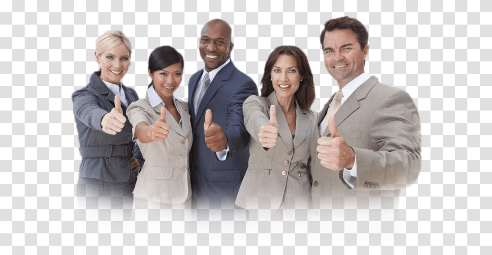 Afro American Manager Teamthumbs Up, Person, Finger, Suit Transparent Png