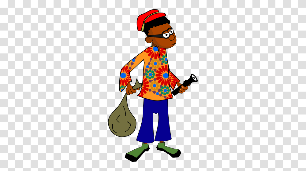 Afro American Thief, Person, Human, Performer Transparent Png