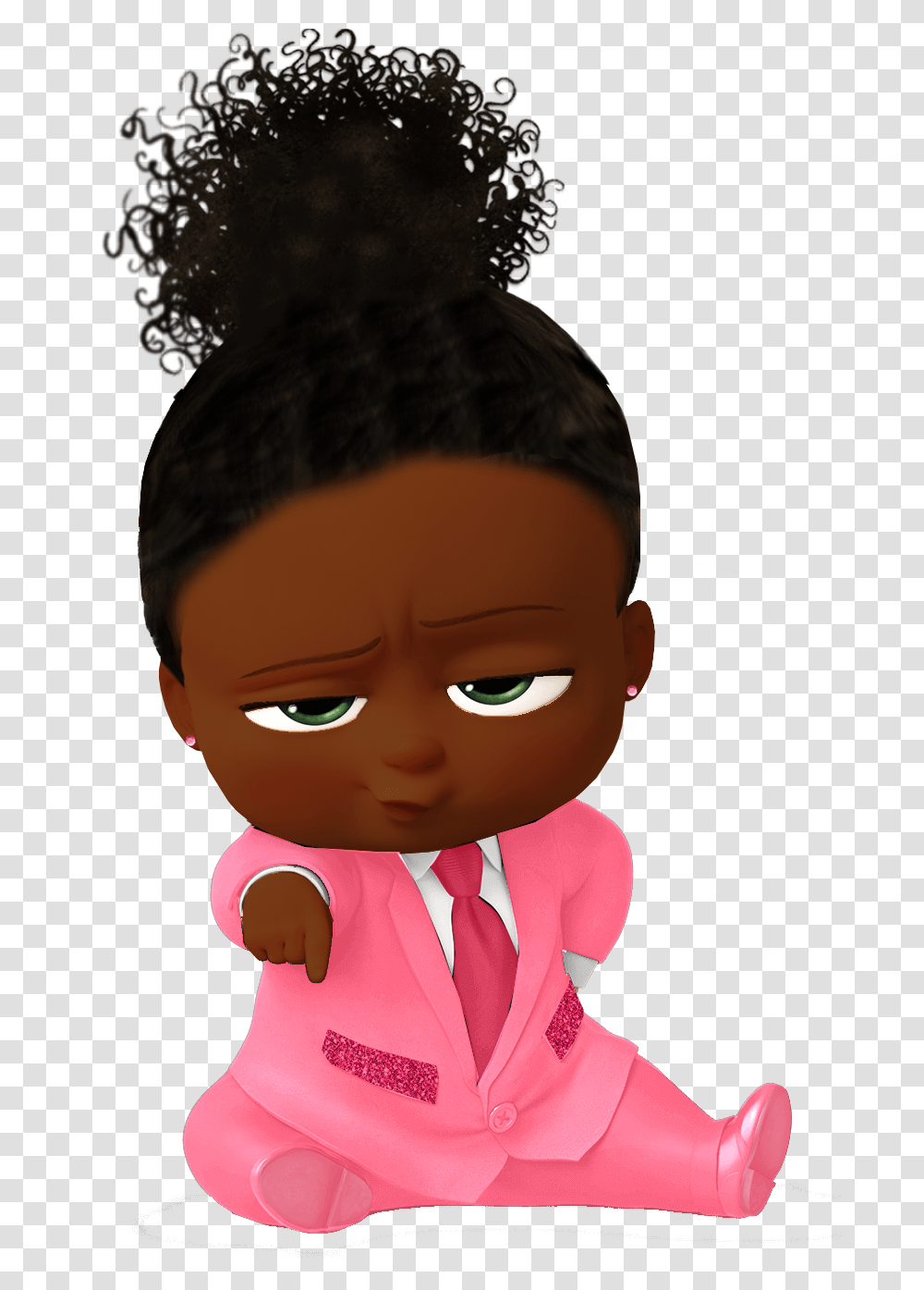 Afro Boss Baby African American, Doll, Toy, Person, Human Transparent Png