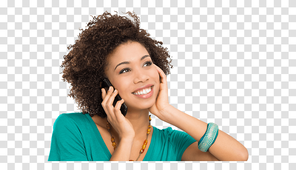 Afro Calling On Phone, Person, Human, Mobile Phone, Electronics Transparent Png