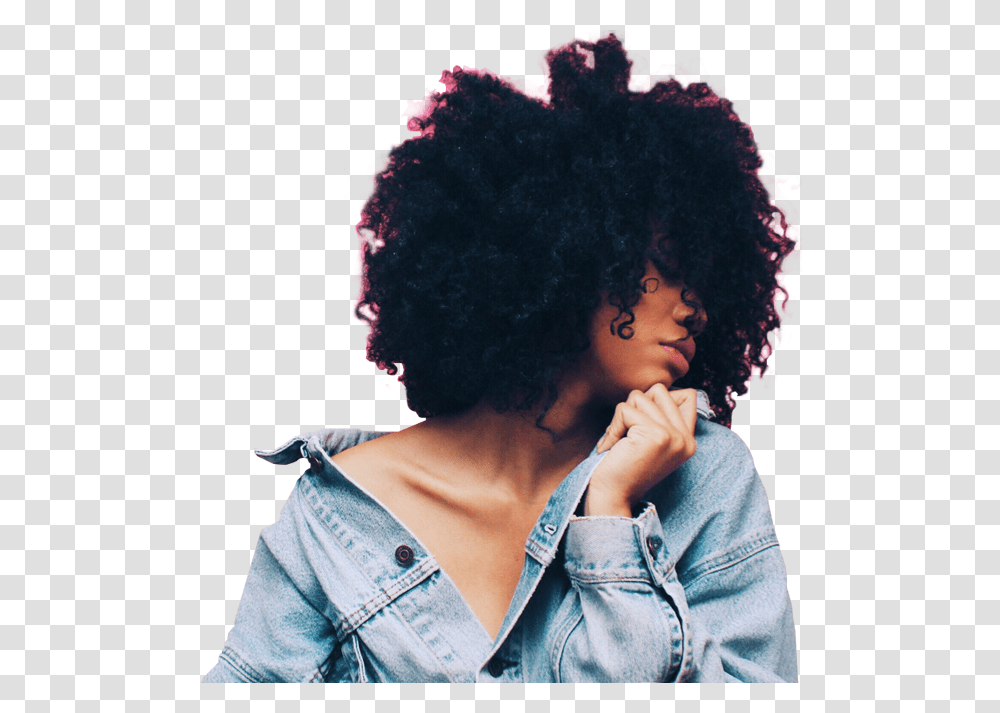 Afro Girl, Hair, Person, Human, Pants Transparent Png